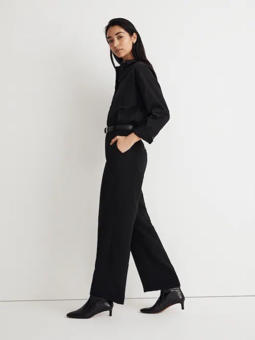 Madewell tailored straight-leg pants